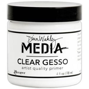 Dina Wakley Media Clear Gesso - 4oz Jar