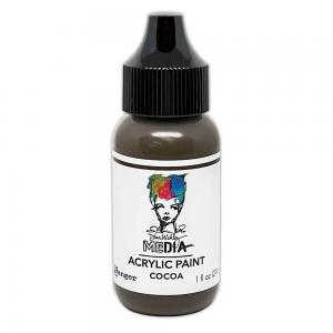 Dina Wakley Media Acrylic Paint 1oz Bottle - Cocoa