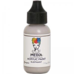 Dina Wakley Media Acrylic Paint 1oz Bottle - Elephant
