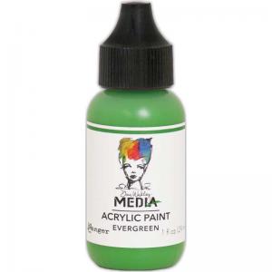 Dina Wakley Media Acrylic Paint 1oz Bottle - Evergreen