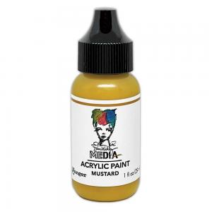 Dina Wakley Media Acrylic Paint 1oz Bottle - Mustard