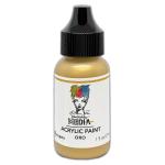 Dina Wakley Media Acrylic Paint 1oz Bottle - Oro