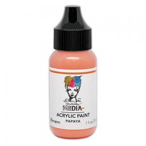 Dina Wakley Media Acrylic Paint 1oz Bottle - Papaya