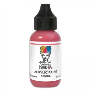 Dina Wakley Media Acrylic Paint 1oz Bottle - Rouge