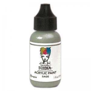 Dina Wakley Media Acrylic Paint 1oz Bottle - Sage