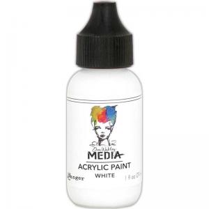 Dina Wakley Media Acrylic Paint 1oz Bottle - White