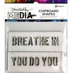 Dina Wakley Media Chipboard Shapes - Speak Out [MDA74953]