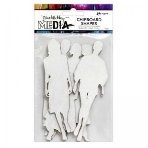 Dina Wakley Media Chipboard Shapes - The Women [MDA74984]