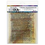 Dina Wakley Media Chroma Transparencies - Typed Quotes [MDA92711]