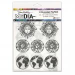 Dina Wakley Media Collage Paper - Antiquities [MDA85942]