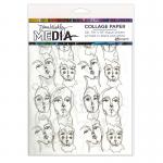 Dina Wakley Media Collage Paper - Church Doodles [MDA77862]