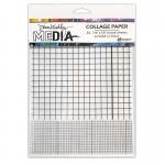 Dina Wakley Media Collage Paper - Grids [MDA81821]