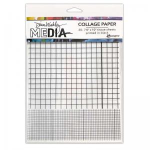 Dina Wakley Media Collage Paper - Grid