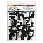 Dina Wakley Media Collage Paper - Painted Marks [MDA77879]