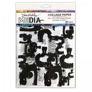 Dina Wakley Media Collage Paper - Painted Marks [MDA77879]