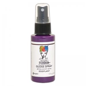 Dina Wakley Media Gloss Spray - Eggplant