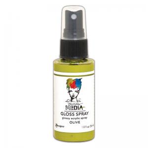 Dina Wakley Media Gloss Spray - Olive