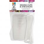 Dina Wakley Media Mixing Cups & Stir Sticks [MDA63407]