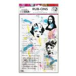 Dina Wakley Media Rub-Ons - On Their Mind [MDA88332]