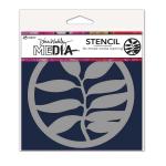 Dina Wakley Media Stencil - A Frond Coaster [MDS84907]