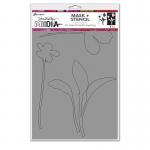 Dina Wakley Media Stencil & Mask - Sprouts Masks [MDS77725]