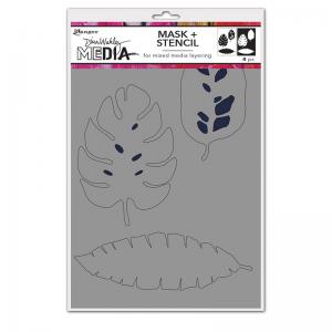 Dina Wakley Media Stencil & Mask - Tropical