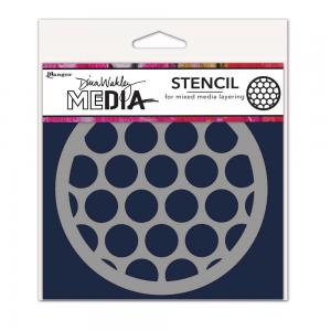Dina Wakley Media Stencil - Big Circles Coaster [MDS84914]
