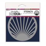 Dina Wakley Media Stencil - Burst Coaster [MDS84938]
