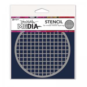 Dina Wakley Media Stencil - Coasters #1 [MDS81586]