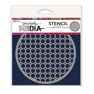 Dina Wakley Media Stencil - Coasters #2 [MDS82101]