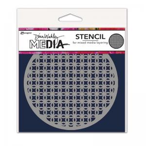 Dina Wakley Media Stencil - Coasters #4 [MDS82125]