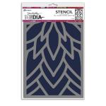 Dina Wakley Media Stencil - Flowing Petals [MDS87700]