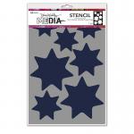 Dina Wakley Media Stencil - Giant Stars