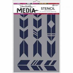 Dina Wakley Media Stencil - Grande Arrows