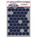 Dina Wakley Media Stencil - Honeycomb