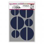 Dina Wakley Media Stencil - Large Halves