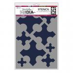 Dina Wakley Media Stencil - Large Medieval Crosses