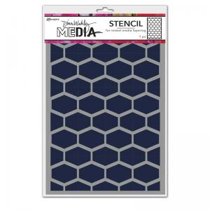 Dina Wakley Media Stencil - Lattice [MDS77688]