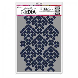 Dina Wakley Media Stencil - Mosaic Cobblestone [MDS77701]