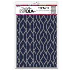 Dina Wakley Media Stencil - Pointy Fence [MDS87724]