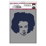 Dina Wakley Media Stencil - Proud Woman [MDS87731]
