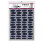 Dina Wakley Media Stencil - Sideways [MDS81647]