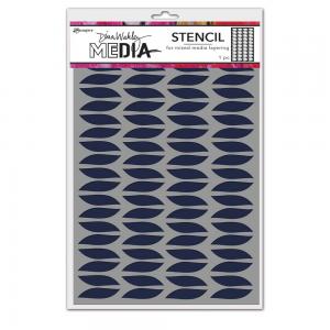 Dina Wakley Media Stencil - Sideways [MDS81647]