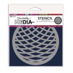 Dina Wakley Media Stencil - Squished Coaster [MDS84976]