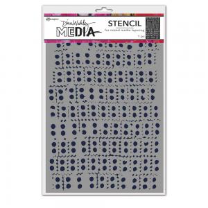 Dina Wakley Media Stencil - Stacked [MDS83122]