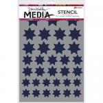 Dina Wakley Media Stencil - Variegated Stars