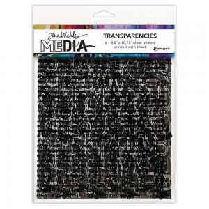 Dina Wakley Media Transparencies - Typography Set 1 [MDA82651]