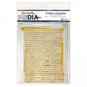 Dina Wakley Media Typed Ledgers - Set #1 [MDA79033]
