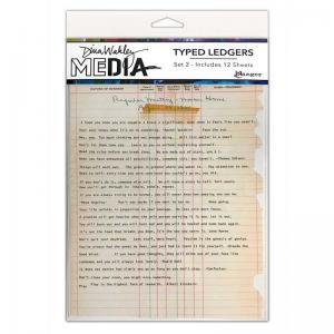 Dina Wakley Media Typed Ledgers - Set #2 [MDA79040]