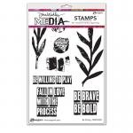 Dina Wakley Media Unmounted Rubber Stamp - Be Willing [MDR74489]